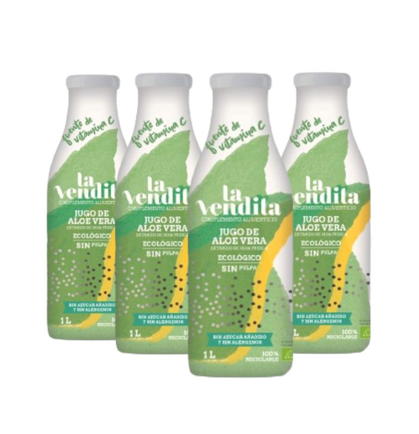 Pack de 4 Jugos de Aloe vera puro ecológico sin pulpa 1L 23 5 1 e1702639613314 1