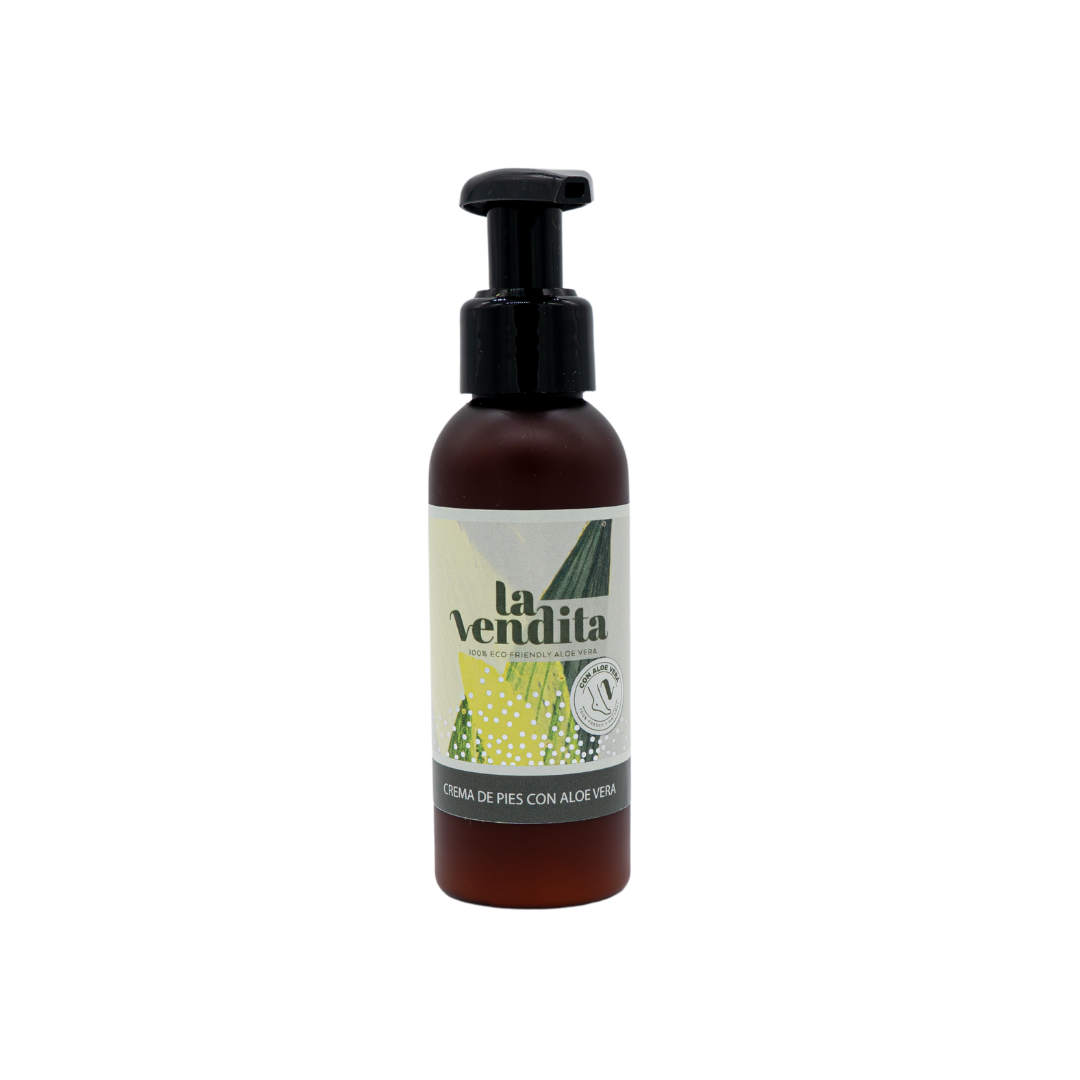 Crema reparadora de pies con Aloe vera y mentol – 100 ml 3 Crema de pies sin fondo